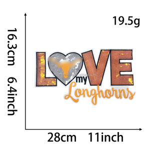 <span class=keywords><strong>Parches</strong></span> Bordados <span class=keywords><strong>con</strong></span> Lentejuelas de Texas <span class=keywords><strong>con</strong></span> <span class=keywords><strong>Pegamento</strong></span> Termoadhesivo en Existencia <span class=keywords><strong>para</strong></span> <span class=keywords><strong>Ropa</strong></span>, Logotipo de Equipo Deportivo, <span class=keywords><strong>Parches</strong></span> Termoadhesivos de Fieltro de Texas Hechos a Mano - Product Image 6