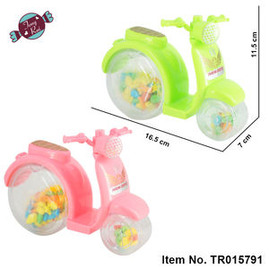 Juguete de Motocicleta de Plástico Directo de Fábrica con Muchos Dulces, Bonito Contenedor de Dulces de Juguete para Niños - Product Image 2