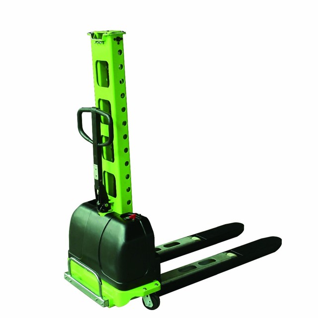 500KG Self-Loading Semi Electric Battery Stacker Forklift Portable Auto Lift Pallet Stacker With High Quality