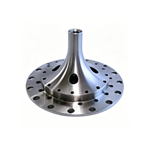 VN OEM Lost Wax <b>Casting</b> Grinding Alloy Steel Funnel Shaped Precision Coupling Flow Guide Cover for Laboratory Equipment - Product Image 1