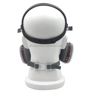 सिलिकॉन आधा धूल चेहरा कवर गैस मास्क फिल्टर रेस्पिरेटर पेंटिंग और वेल्डिंग के लिए व्यक्तिगत सुरक्षा उपकरण - Product Image 3