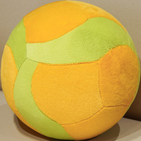 Nouvel Arrivage Porte-clés Peluche Ballon de Volleyball, Pendentif de Sac, Décoration de Voiture, Cadeau d'Anniversaire, Jouet Doux en Forme de Ballon de Volleyball