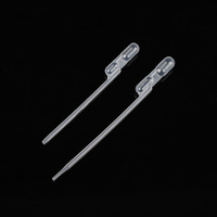 Pipette de laboratoire individuelle stérile jetable en plastique LDPE, conception à double bulbe, plage de volume 20ul-300ul, transfert, garantie 3 ans, OEM