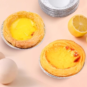 RE3G, gran oferta, taza desechable para tartas de huevo, tazas para hornear hechas de papel de aluminio, plástico para mascotas para hornear tartas de huevo - Product Image 3