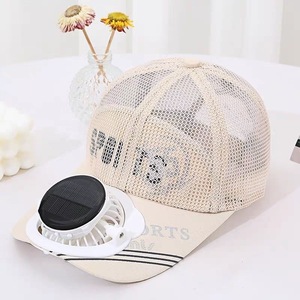 Casquette ventilée à 6 panneaux avec chargement solaire et bandeau réglable, style décontracté/sportif, pour la protection solaire des hommes lors du travail en <span class=keywords><strong>serre</strong></span> - Product Image 3