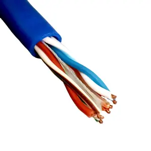 UTP و STP تحت الأرض للماء كابل خارجي Cat5e 24AWG 4 أزواج UTP FTP SFTP 305m 1000ft بكرة خشبية/سحب مربع أو حسب الطلب