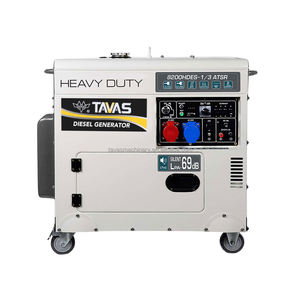Generatore Diesel Silenzioso <span class=keywords><strong>Aksa</strong></span> da 12 KVA, Motore Trifase Prodotto in Cina - Product Image 1