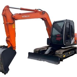 Mini-excavatrice sur chenilles Hitachi ZX70-5G d'occasion avec moteur ISUZU et équipement de construction - Product Image 1