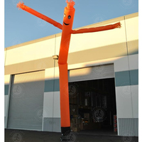 Nouveauté 20 pieds de danseur d'air publicitaire gonflable marionnette à air en nylon danseur de ciel gonflable coloré pour la location