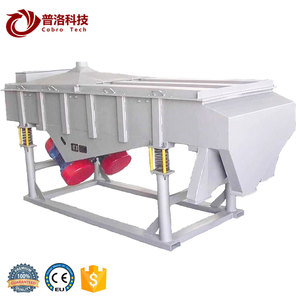 Pantalla vibratoria lineal de construcción cuadrada de alta eficiencia para frijoles, polvo alimenticio, arena, mineral, copos de PVC, Motor de máquina de tamiz - Product Image 1