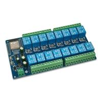 ESP32 Modul Relay 16 Arah Papan Pengembangan Konverter DC/DC dengan OS Linux Antarmuka I2C Catu Daya DC5V Model S4373146-P320