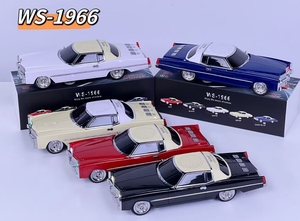 Radio FM portable sans fil <span class=keywords><strong>Bluetooth</strong></span> WS-1966 1500mAh, design de voiture classique Cadillac <span class=keywords><strong>vintage</strong></span>, haut-parleur de karaoké miniature pour fête de bureau, modèle de voiture - Product Image 3