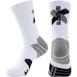 Customized MID Calf Towel Soled Sports <b>Socks</b> Breathable and Sweat Absorbent Basketball <b>Socks</b> - Product Image 4