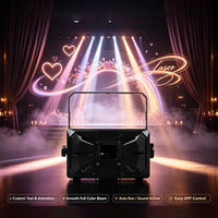 Luz Láser con Control DMX Bluetooth de 8w, Luz Láser RGB de Animación, Haz de Luz 3D para DJ, Discoteca, Fiesta de Navidad, Boda, KTV, Club