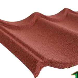 Tejas de <span class=keywords><strong>Techo</strong></span> Recubiertas, ¿Cuántas Unidades de un Metro Cuadrado en Nigeria? Tejas Curvas Recubiertas con Virutas de Piedra de Color, Teja Ondulada 1290x370mm JC - Product Image 1