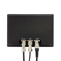 Moniteur tactile industriel embarqué étanche IP67 haute luminosité 2025, résistant aux intempéries marines, pour accessoire d'ordinateur industriel