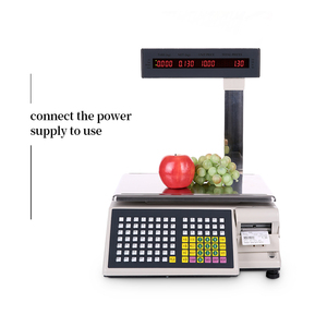 Báscula Electrónica con Código de Barras, Báscula con Etiqueta Térmica, Báscula Electrónica para Cajero, Báscula para Supermercado RLS1000/RLS1100, Impresión de Tickets Pequeños - Product Image 3