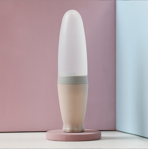 Mumlove 2023 Hot Sell Newborn Baby Rice Cereal Spoon Bottle BPA Free Factory Supplier Silicone Babies Food Squeeze Spoon Feeder - Product Image 6