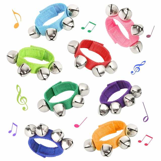 Wrist Bells Hand Bells Percussion Instruments Jingle Bells Musical Instruments Musical Rhythm Toys