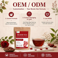 Sachets de Tisane Personnalisables 100g en Sachet Kraft Doypack 20 Portions Infusion Botanique Naturelle pour le Bien-être Quotidien Vente en Gros