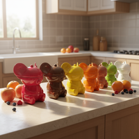 Service de vaisselle en mélamine HCMA, compatible lave-vaisselle, motifs 3D de dessins animés, assiettes et bols pour restaurants, hôtels, traiteurs et cantines