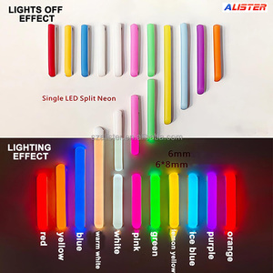 卸売DIYネオンフレキシブルLEDライトストリップカバー6mm 8mm 10mm切断可能な曲げ可能なシリコーンチューブ - Product Image 5