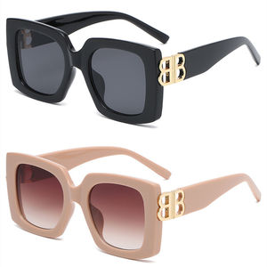 Lunettes soleil <span class=keywords><strong>femelle</strong></span> nuovo design double B gold acetato style custom designer fashion 2023 occhiali da sole donna luxury brand - Product Image 3