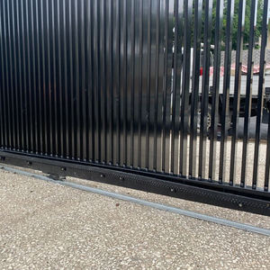 Pannelli di recinzione a doghe in alluminio lama verticale su misura recinzione in alluminio per giardino esterno parete <span class=keywords><strong>architettura</strong></span> cortile - Product Image 3