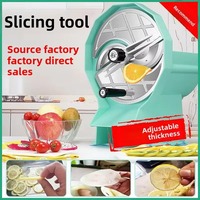 Handmatige keukenfruit- en groentesnijder, professionele groentesnijder, multifunctionele snijtool, fruit- en groente-/citroensnijder