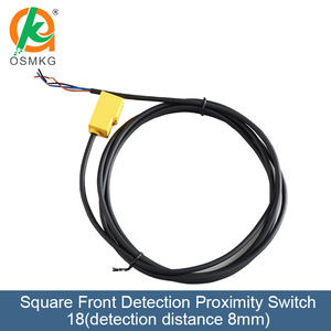 Oshangming Square Front Detection <strong>Proximity</strong> Switch Inductive <strong>Sensor</strong> Detection Distance 8mm - Product Image 2
