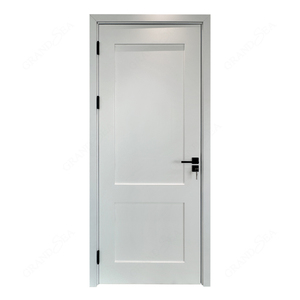 Puertas de Madera de Roble Blanco Americano para Oficina Comercial, Puertas Precolgadas de Madera Dura de Nogal, HDF y WPC para Casa - Product Image 4
