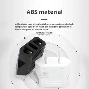 <span class=keywords><strong>Adattatore</strong></span> da Presa Europea <span class=keywords><strong>a</strong></span> Presa <span class=keywords><strong>Americana</strong></span> 6A250V Rotonda <span class=keywords><strong>a</strong></span> 2 Pin Convertibile in Presa Piatta <span class=keywords><strong>a</strong></span> 2 Pin Bianca con Certificato CE per Ricarica - Product Image 4
