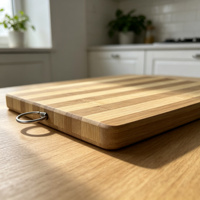 Planche à découper en bambou robuste et durable pour la cuisine quotidienne, construction solide, préparation de viande, légumes et fruits