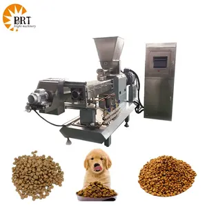 commercial kibble dog food manufacturing production extruders line dry cat food making machine supplier