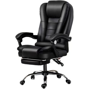 Ghế văn phòng của sếp, Ghế thư giãn, Ghế máy tính, Ghế xoay có thể điều chỉnh có chỗ để chân, Ghế da - Product Image 1