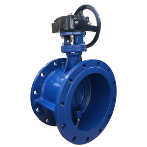 Vanne papillon excentrique à joint étanche rigide en fonte ductile manuelle JHY avec garantie de 5 ans, DN50-DN2000 - Product Image 1