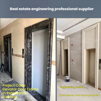 Profilé décoratif moderne en PVC creux imitation marbre pour cadre de porte d'ascenseur, encadrement de fenêtre, mur de fond, villa et hôtel