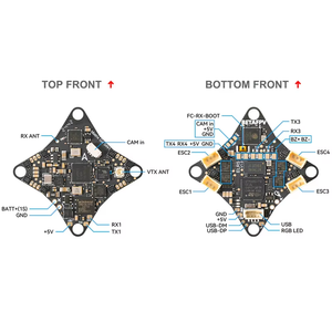 Controlador de Vuelo BETAFPV Matrix 1S 5 en 1 FC sin Escobillas AIO <span class=keywords><strong>Meteor65</strong></span> Pro Meteor75 Pro <span class=keywords><strong>ELRS</strong></span> 2.4G para Quadcopter Whoop de Plástico - Product Image 6