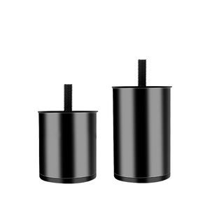 Furniture <b>Leg</b> Adjustable Iron Round Foot With Screw <b>For</b> <b>Sofa</b> Minimalist Design Easy Installation - Product Image 1