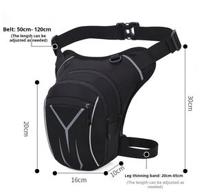 Bolsa de Cintura Deportiva Resistente con Tira Reflectante para Motocicleta, con Logotipo Personalizado, para Uso Nocturno - Product Image 3