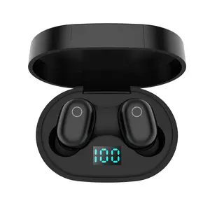 F2 TWS Earbuds BT5.0 Stereo Wireless Headphones Sports Earphones with Mic Pick Up Automatic Pairing Earbuds LED Power Display