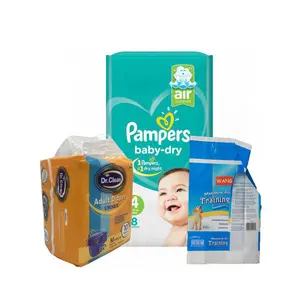 Sacs d'emballage vides en plastique de couches pour bébés jetables PE poly imprimés personnalisés pour un stockage sécurisé