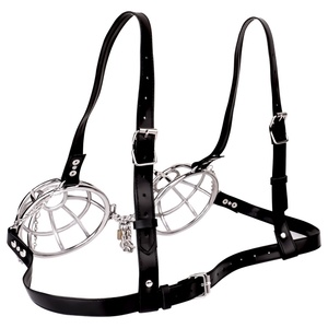 บราโลหะ QKKQ พร้อมที่หนีบหัวนม สายรัดอก บราแบบรัดหน้าอก BDSM ของเล่นรัดหัวนม บราดีไซน์ตาข่าย ผลิตภัณฑ์สำหรับผู้ใหญ่ - Product Image 4