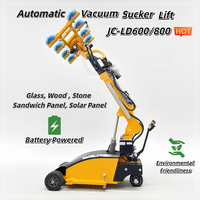 Máquina Robot Elevadora de Vacío con Ruedas para Losa de Piedra, Mármol y Granito, con Batería Reversible, Capacidad de 800 kg y Altura de Elevación de 5 m
