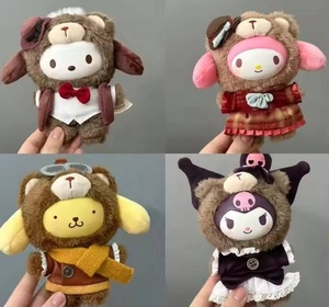 Ingrosso genuino <span class=keywords><strong>personaggi</strong></span> del Saniro serie del tè del pomeriggio scatola cieca in vinile peluche ornamento bambola ciondolo bambole regalo per bambini - Product Image 3