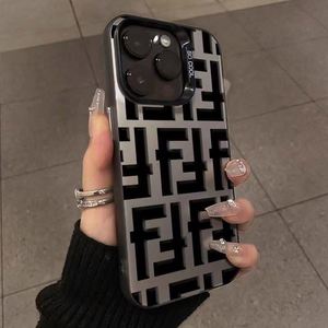 Étui de protection de luxe texturé argenté pour iPhone 17 16 15 13 14 Pro Max 11 12 XS XR 8 Plus avec protection d'écran - Product Image 2