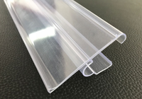 Porte-étiquettes en PVC souple, étiquettes de prix en plastique, bandes de prix adhésives pour étagères, présentoirs de prix pour gondoles, fabrication chinoise