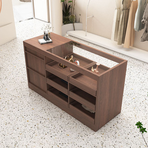 Shunying-Mostrador de cajero de barra simple para tienda de ropa, pequeño gabinete de exhibición moderno para supermercado, <span class=keywords><strong>ambiente</strong></span> de alta gama - Product Image 2