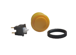 Le fabricant fournit un bouton poussoir en plastique rond et plat de 28mm pour les machines de jeux de vol d'arcade Produits EL de haute qualité - Product Image 3