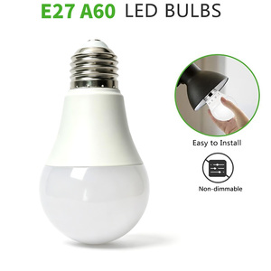 Bombilla LED A60 E27 AC220V Sin Función de Atenuación, Pantalla de PC + Copa de Aluminio Recubierta de Plástico, Índice de Reproducción Cromática Ra80 - Product Image 3